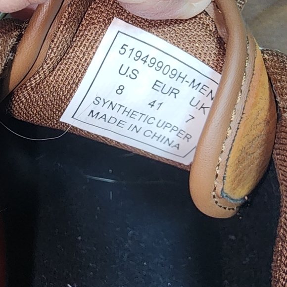 LEVIS EUC MENS SZ 8 ALPINE VEGAN LEATHER SNEAKERS SHOES - Picture 4 of 10